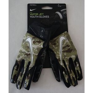 Nike Unisex Youth Sz S Salute to Service Vapor Jet 6.0 Football Receiver Gloves